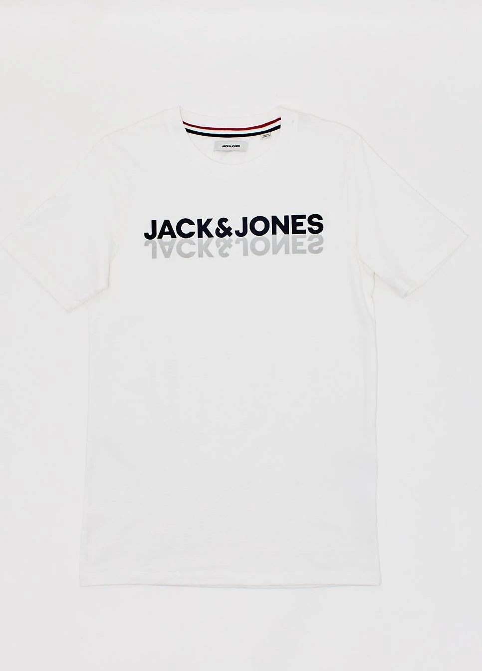 Біла футболка,білий з принтом, JACK&JONES