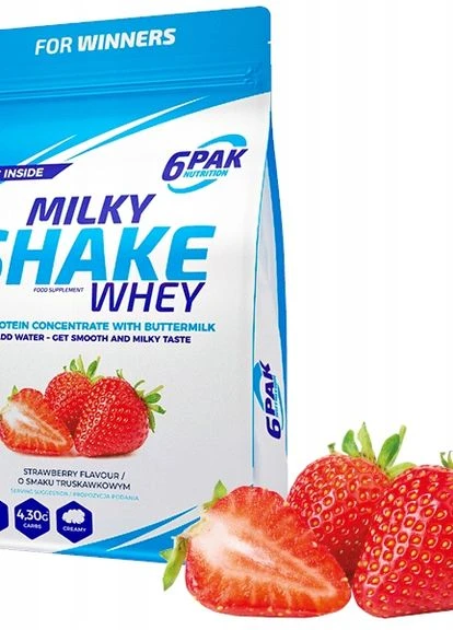 Протеїн Milky Shake Whey 700 g (Strawberry) 6PAK Nutrition (262890893)