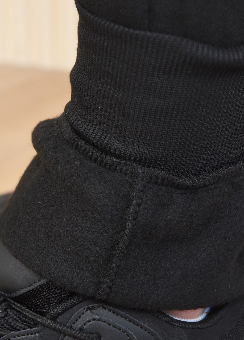 Черные спортивные зимние галифе брюки Let's Shop