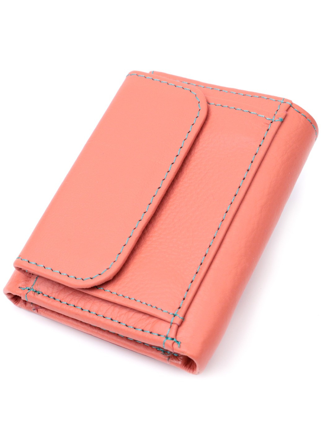 Небольшой кошелек для модниц из натуральной кожи 19505 Оранжевый st leather (277980411)