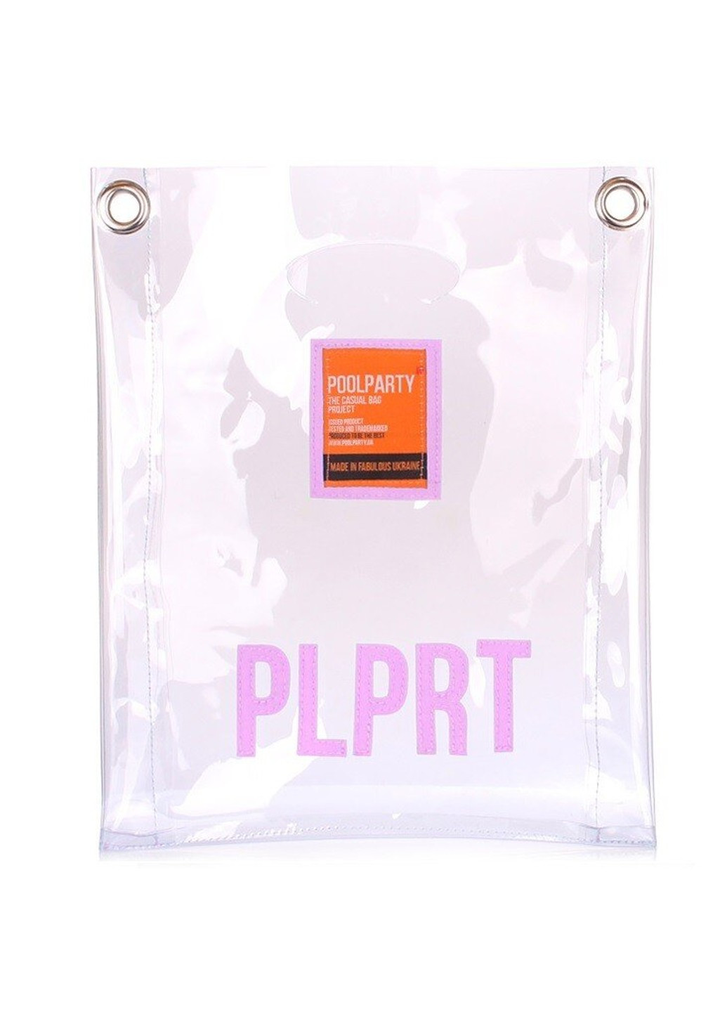 Прозрачная сумка-пакет Сlear pink PoolParty (262976142)