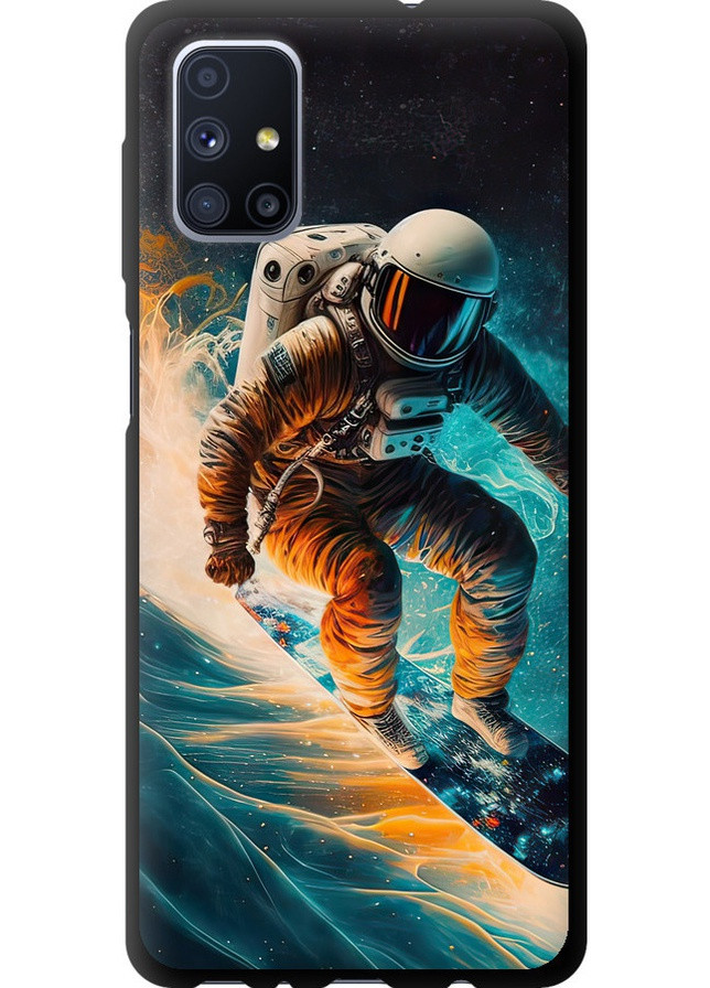 TPU чорний чохол 'Сноубордист' для Endorphone Samsung Galaxy M51 M515F (258091823)