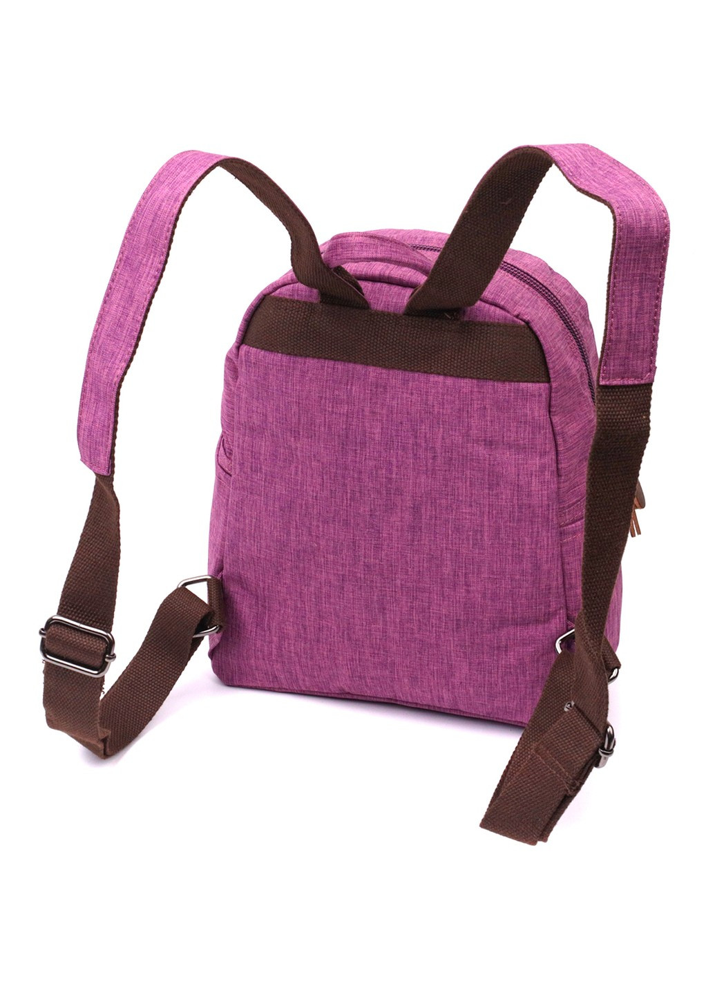 Барвистий жіночий рюкзак з текстилю 22243 Фіолетовий Vintage (267948752)