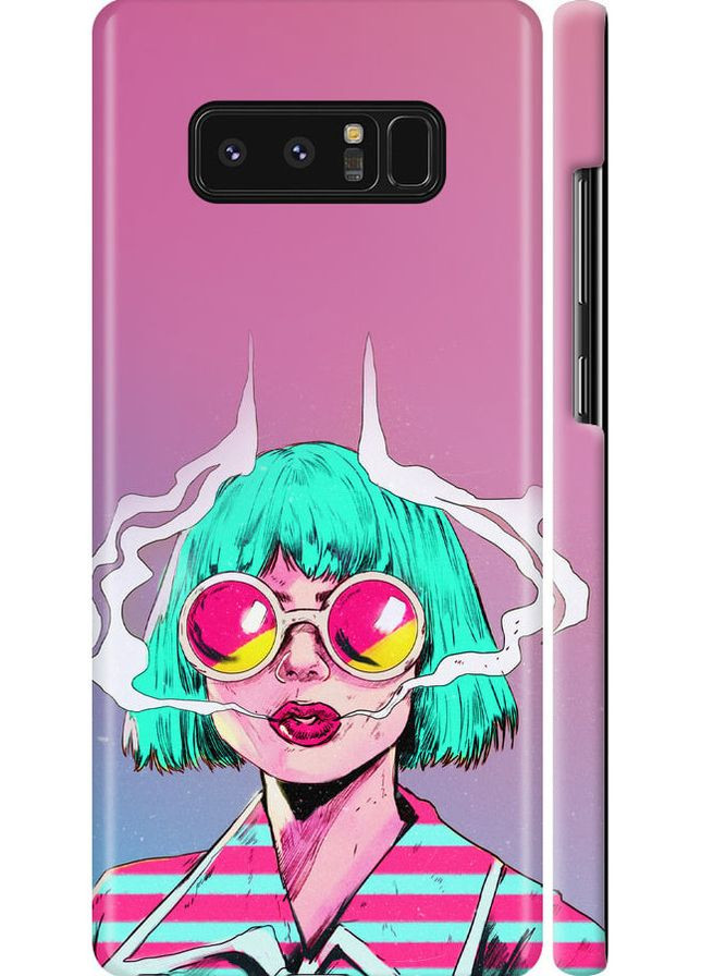 3D пластиковий матовий чохол 'Поп арт дівчина' для Endorphone Samsung Galaxy Note 8 (276192304)
