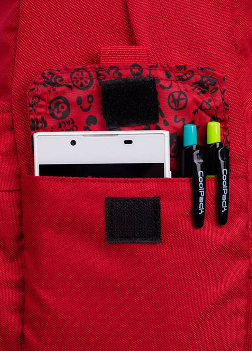 Рюкзак молодежный SONIC RPET цвет красный ЦБ-00226852 CoolPack (260551685)