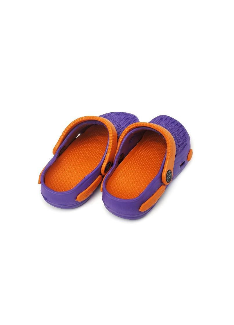 Крокси дитячі для дівчинки фіолетові сабо e ф-15 Sanlin (257108100)