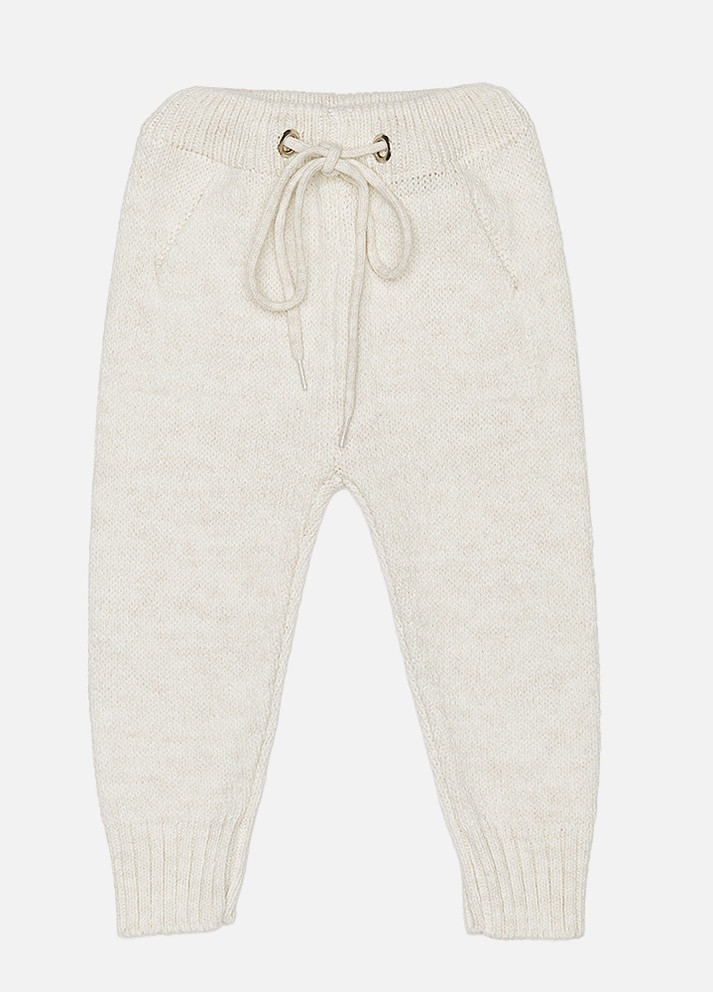 Молочный зимний костюм с брюками для мальчика цвет молочный цб-00220583 Muyoo