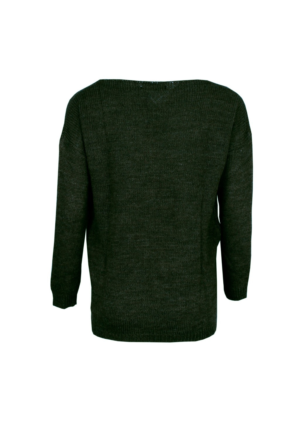 Зеленый женский свитер Please