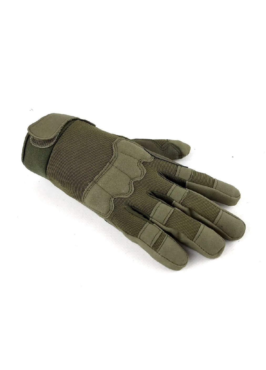Рукавички тактичні закриті сенсорні для смартфона від вітру від холодного повітря (473863-Prob) Розмір М оливковий Unbranded (256704804)