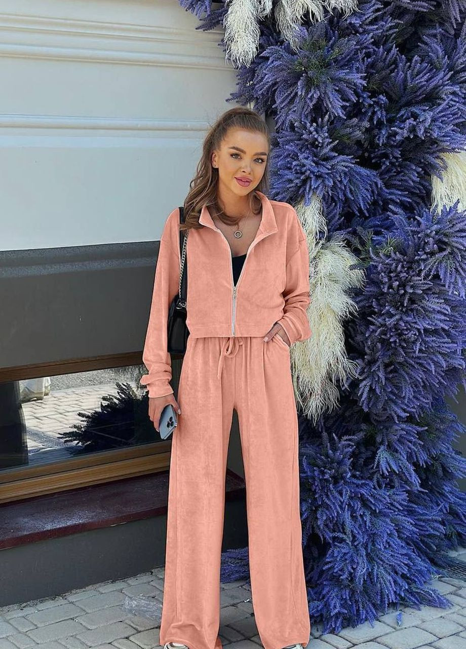 Дуже стильний жіночий плюшевий костюм No Brand (260661687)