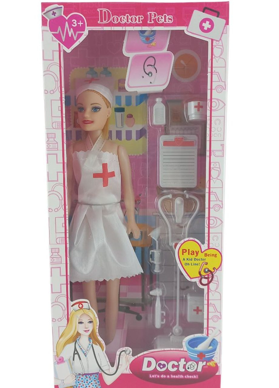 Ігровий набір з лялькою Лікар з медичним набором у комплекті (145976) MIC (268138259)