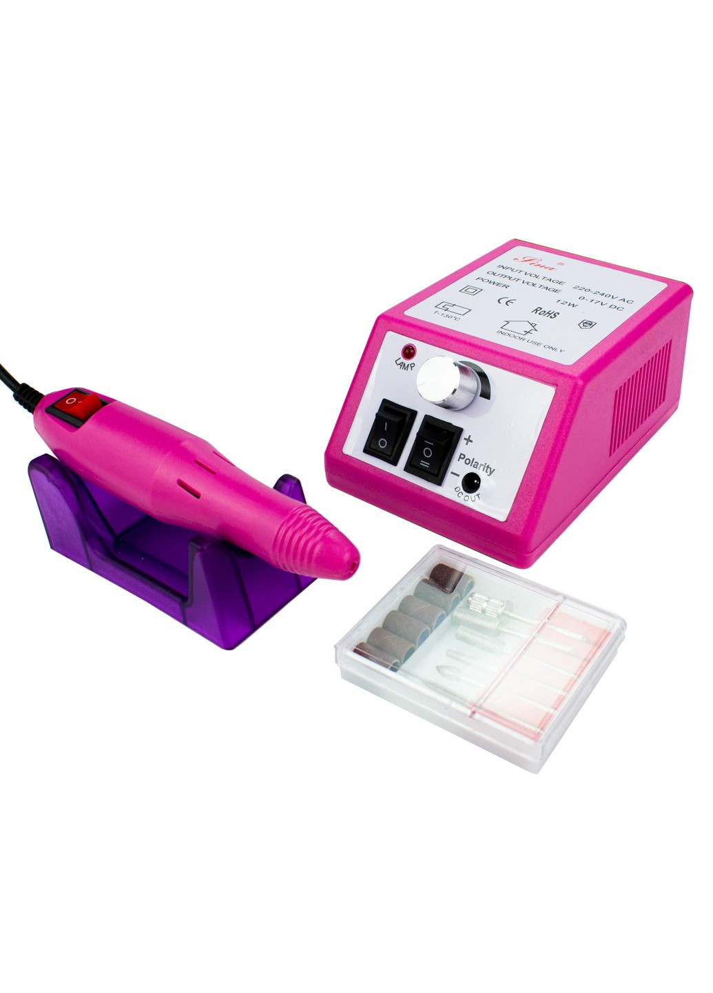 Фрезер для манікюру і педикюру Lina Mercedes 20000 (Рожевий) Nail Drill (260027360)