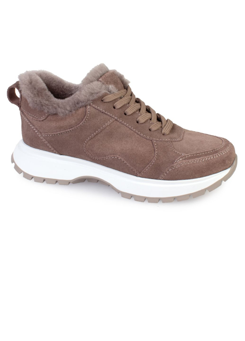 Кроссовки женские бренда 8501424_(1) ModaMilano коричневые зима (277161449)