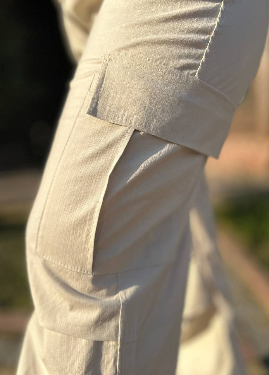 Жіночі брюки карго колір беж р.42/44 440155 New Trend (261408957)