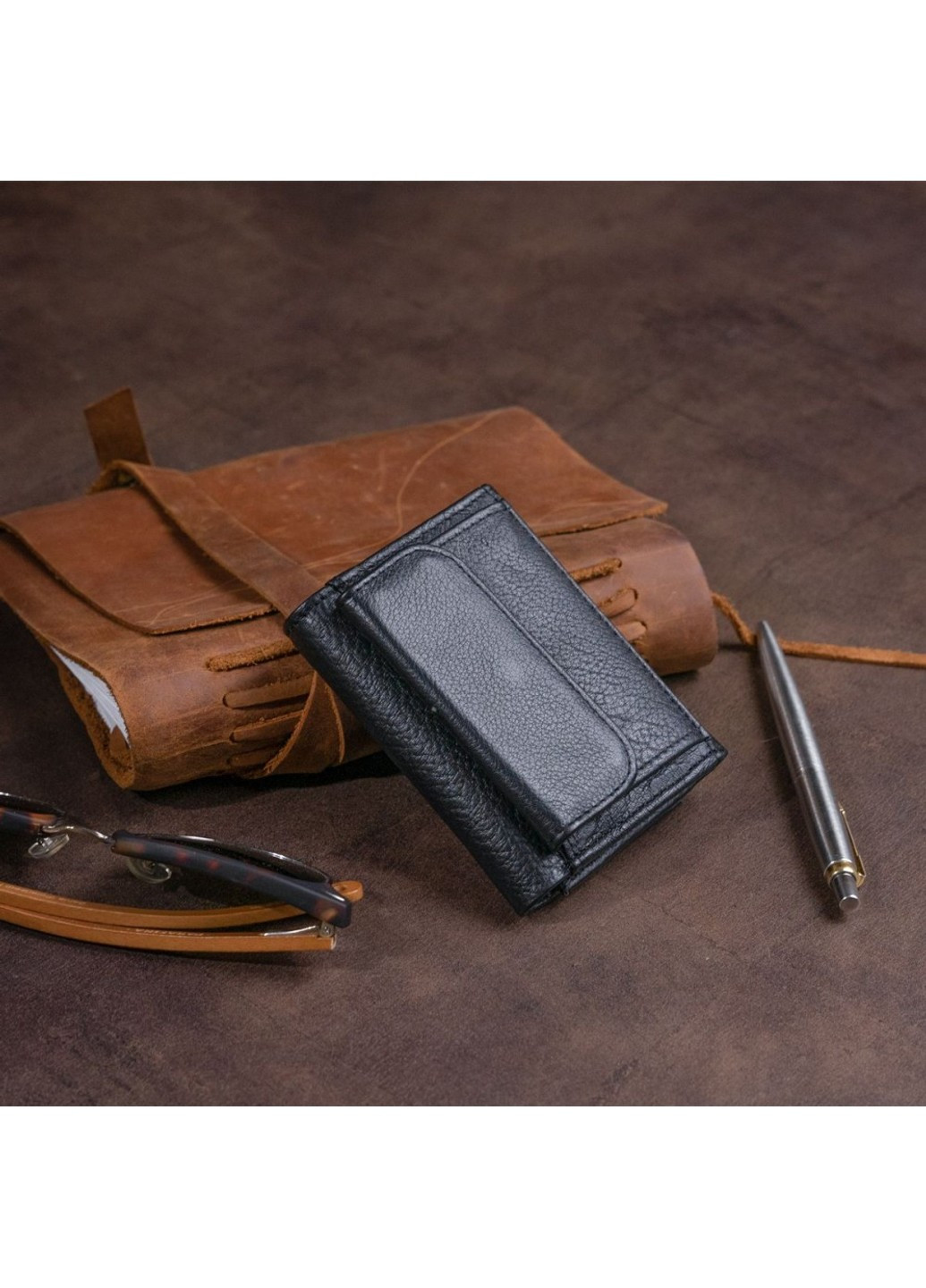 Кошелек из натуральной кожи ST Leather 19356 Черное ST Leather Accessories (262453854)