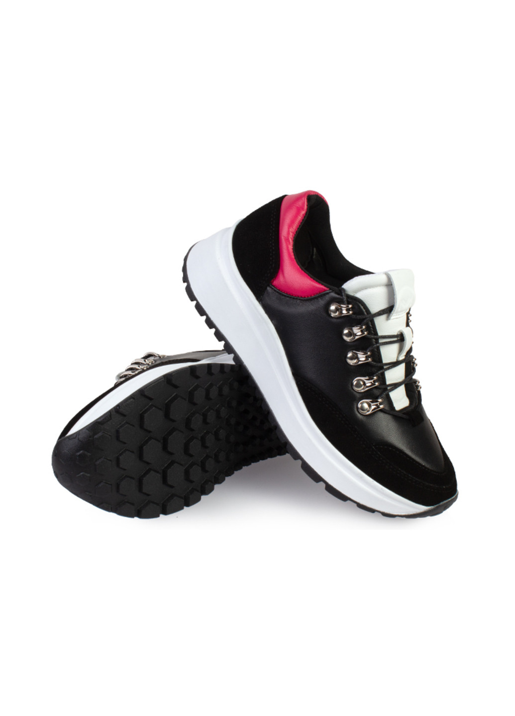 Черные демисезонные кроссовки женские бренда 8501365_(2) ModaMilano