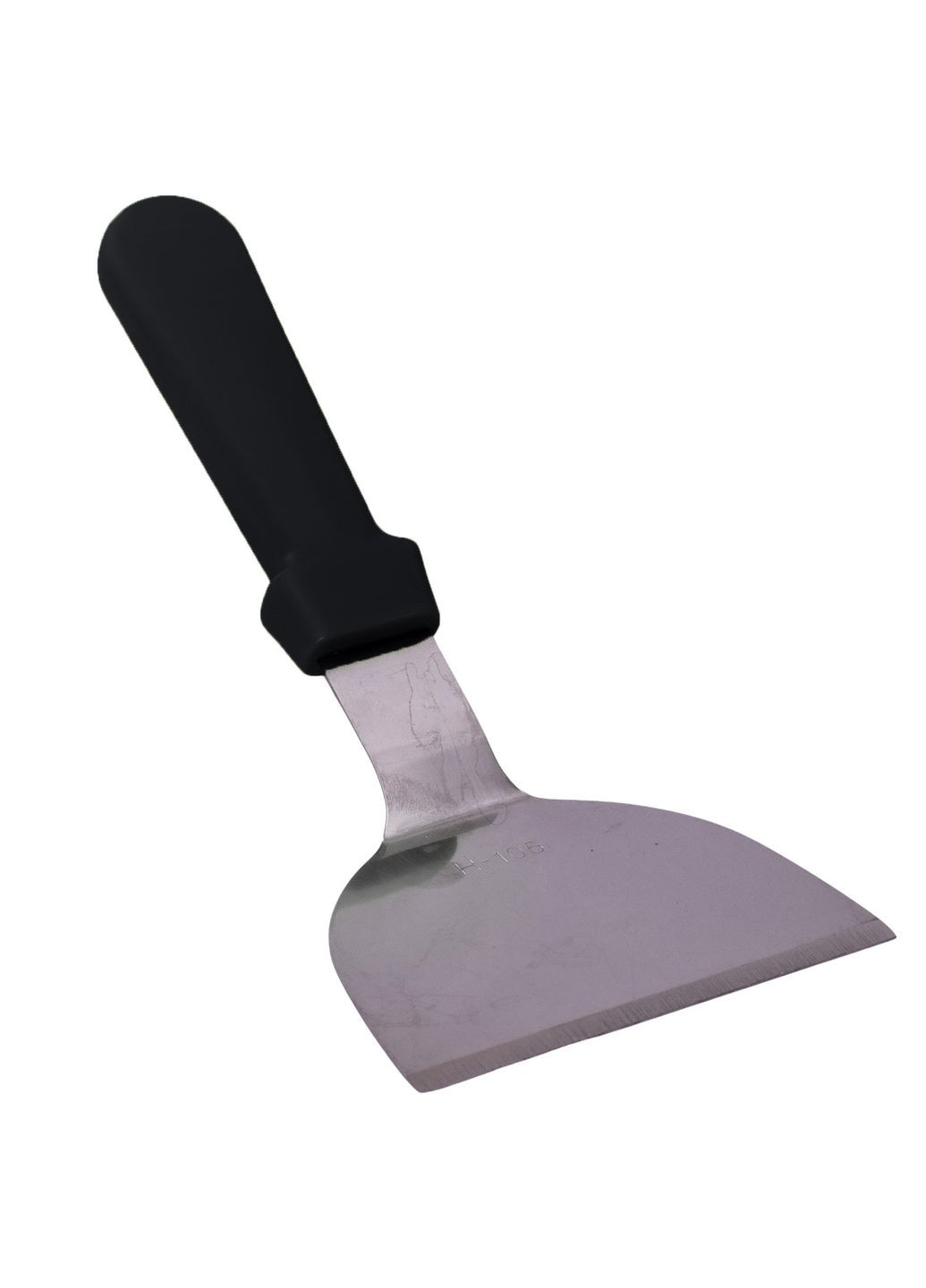Шпатель скребок лопатка для теста из нержавеющей стали с пластиковой ручкой 25 см Kitchen Master (275104095)