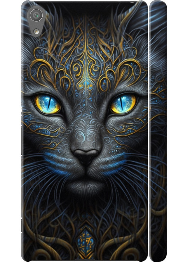 3D пластиковый глянцевый чехол 'Кошка' для Endorphone Sony Xperia XA Ultra Dual F3212 (257793155)