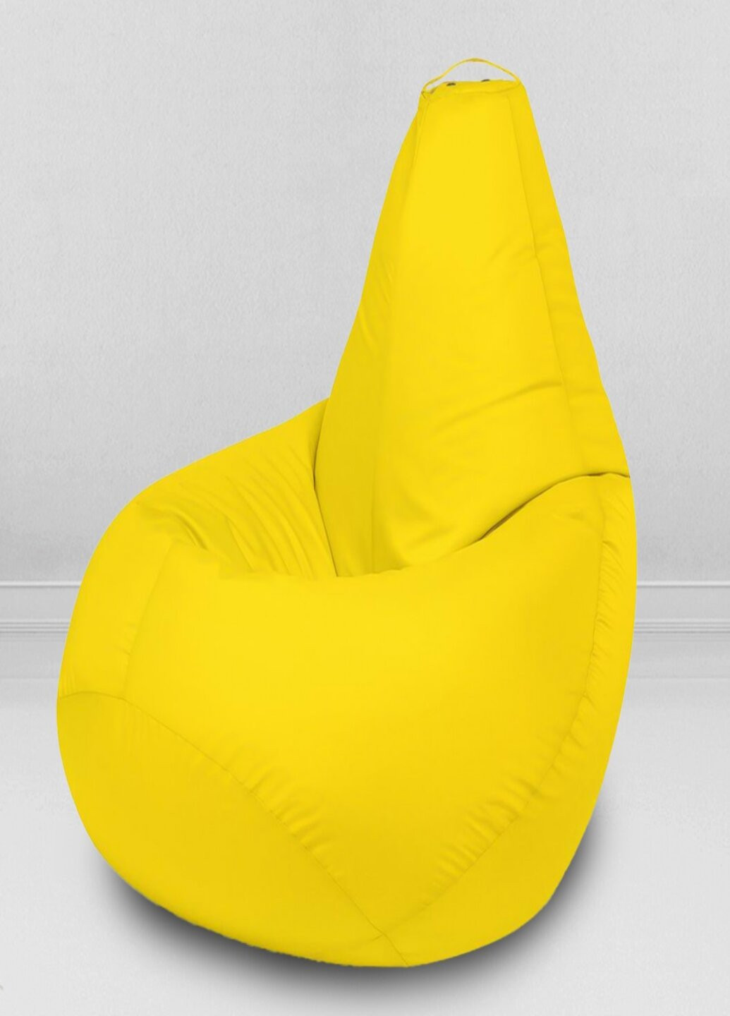 Кресло-мешок Груша Хатка средняя Желтая (подростковая) No Brand (257999423)