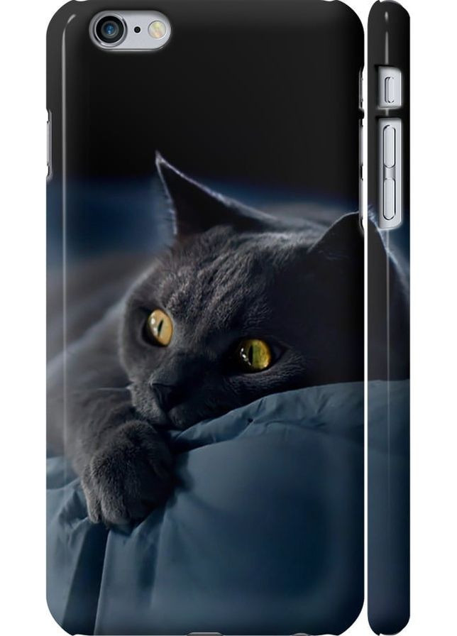 3D пластиковий матовий чохол 'Димчастий кіт' для Endorphone apple iphone 6s plus (265227203)