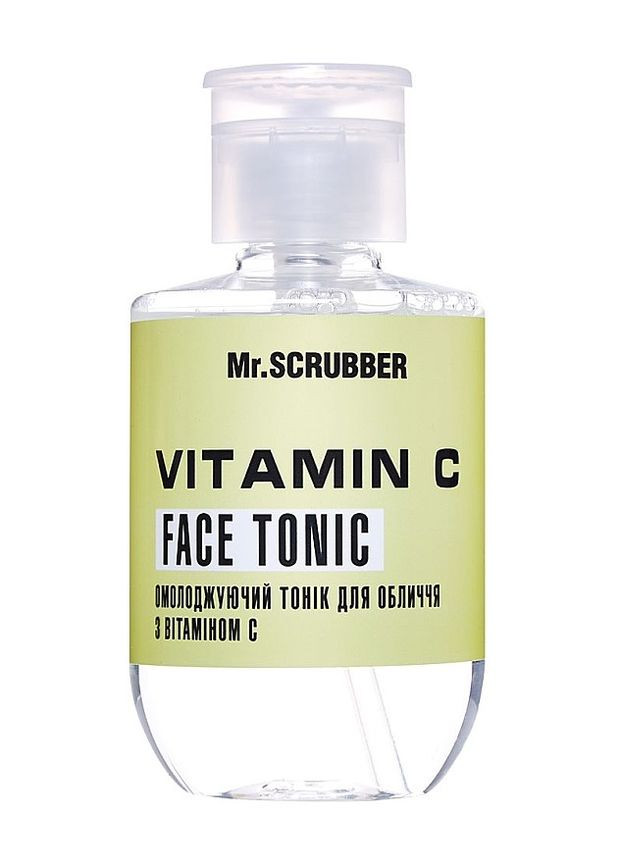 Тонік для омолоджування для обличчя з вітаміном C Face ID. Vitamin C Face Tonic, 250 мл Mr. Scrubber (260392046)
