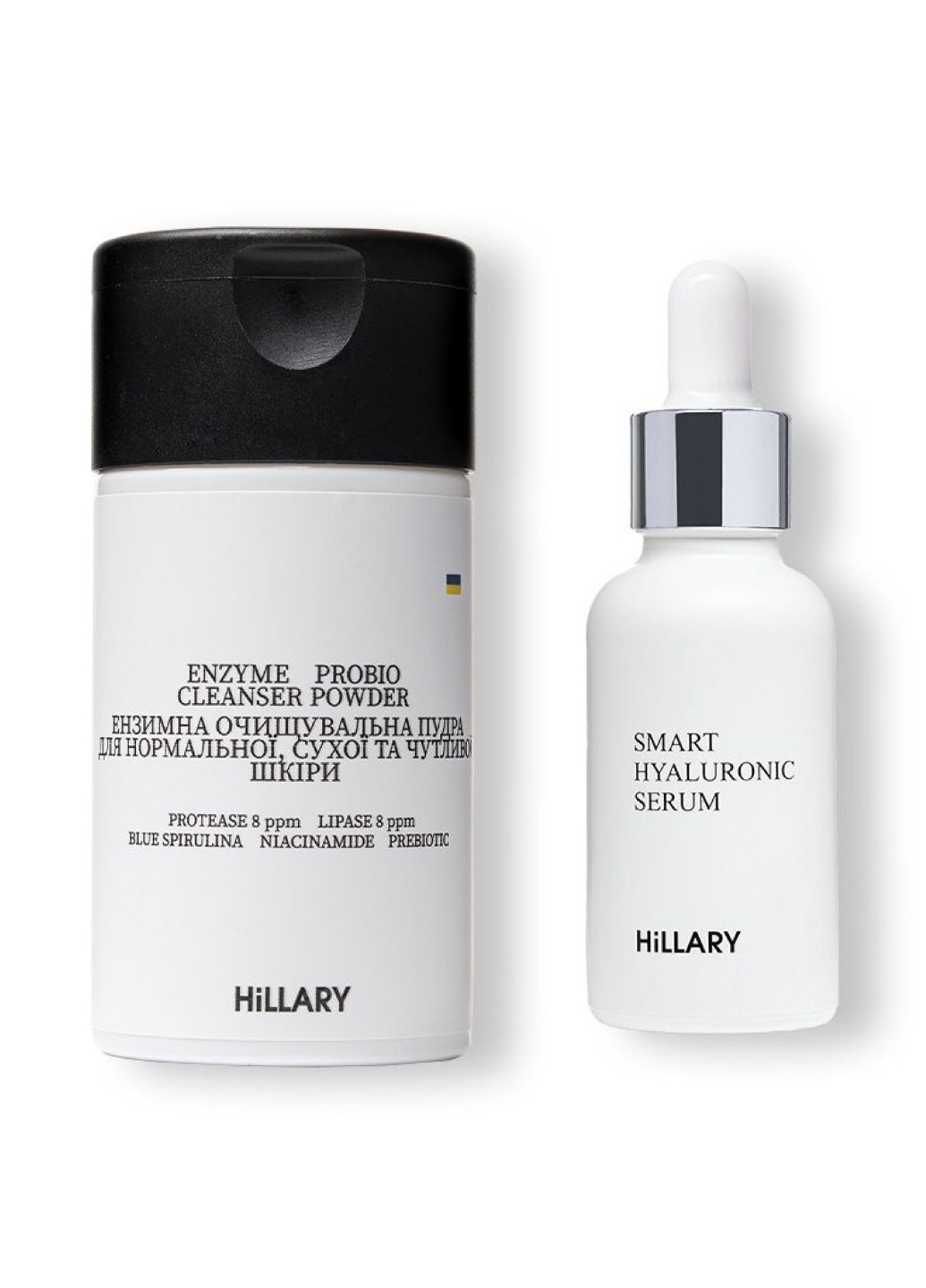 Набор Энзимное очищение и увлажнение для сухой и нормальной кожи Hillary (259925481)