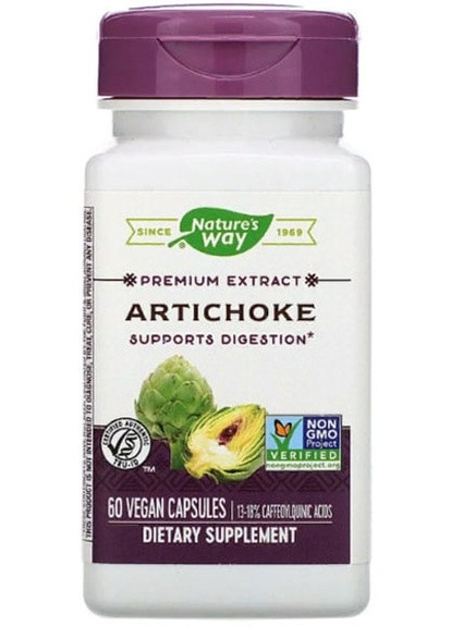 Artichoke 60 Veg Caps NWY-64600 Nature's Way (257252249)