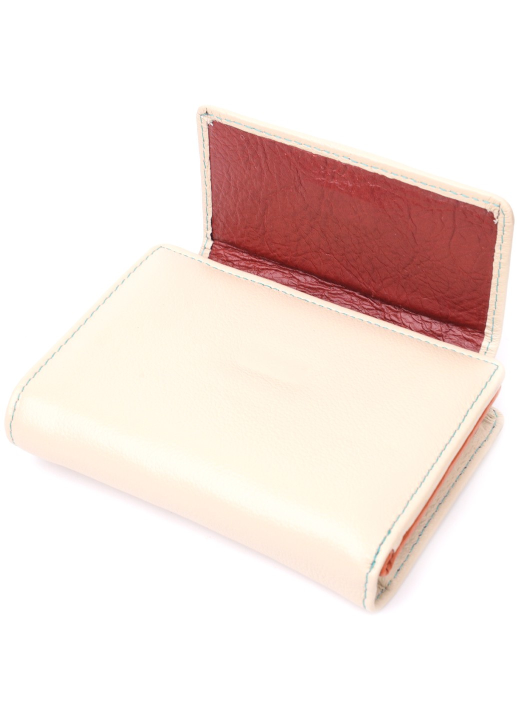 Вместительный кошелек для женщин из натуральной кожи 22500 Белый st leather (277980545)