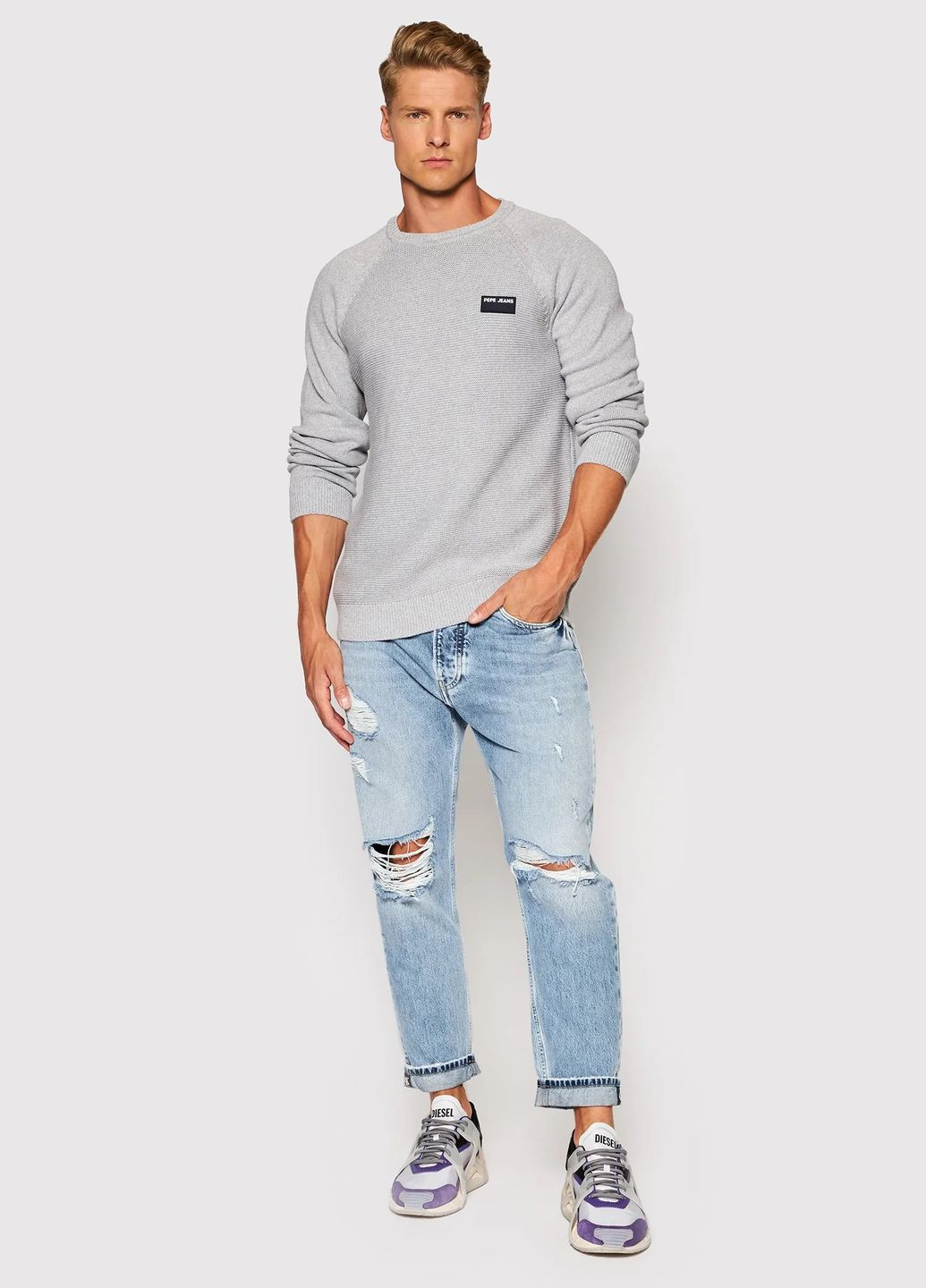 Сірий светр Pepe Jeans