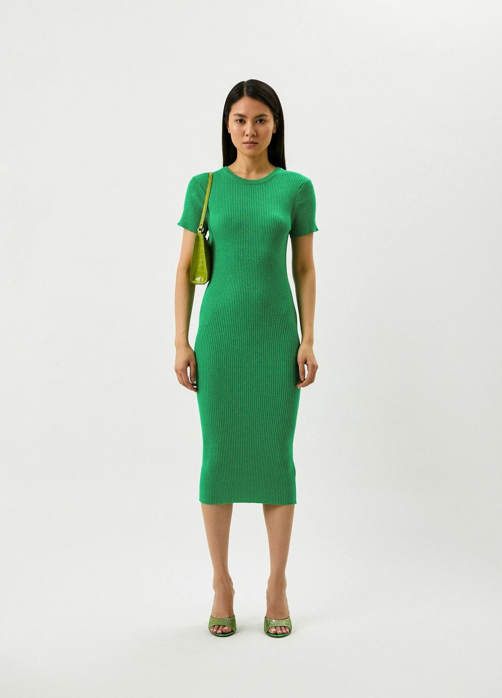 Зеленое платье John Richmond