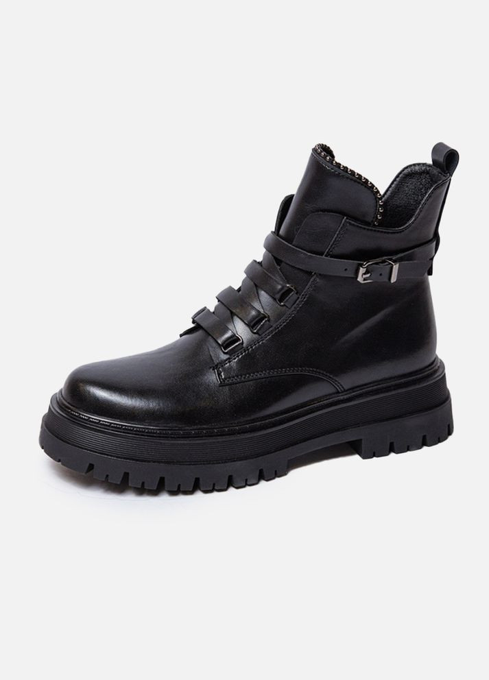 Зимние женские ботинки цвет черный цб-00225982 Wilmar