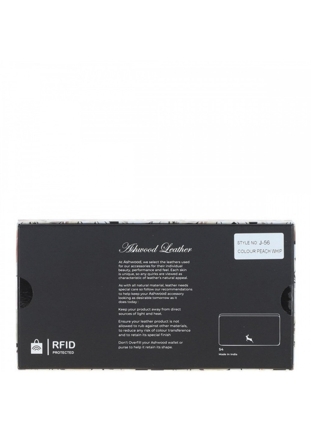 Женский кожаный кошелек J56 PEACH WHIP с RFID защитой Ashwood (261853545)