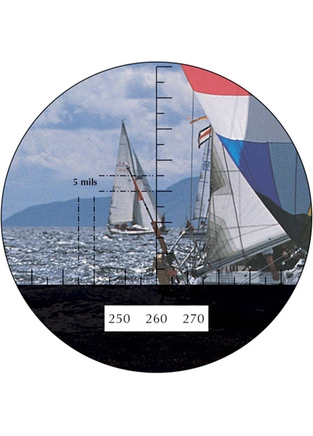 Бінокль із далекомірною сіткою Marine Pro Series II 7x50 / C WP (30129) Opticron (277819381)
