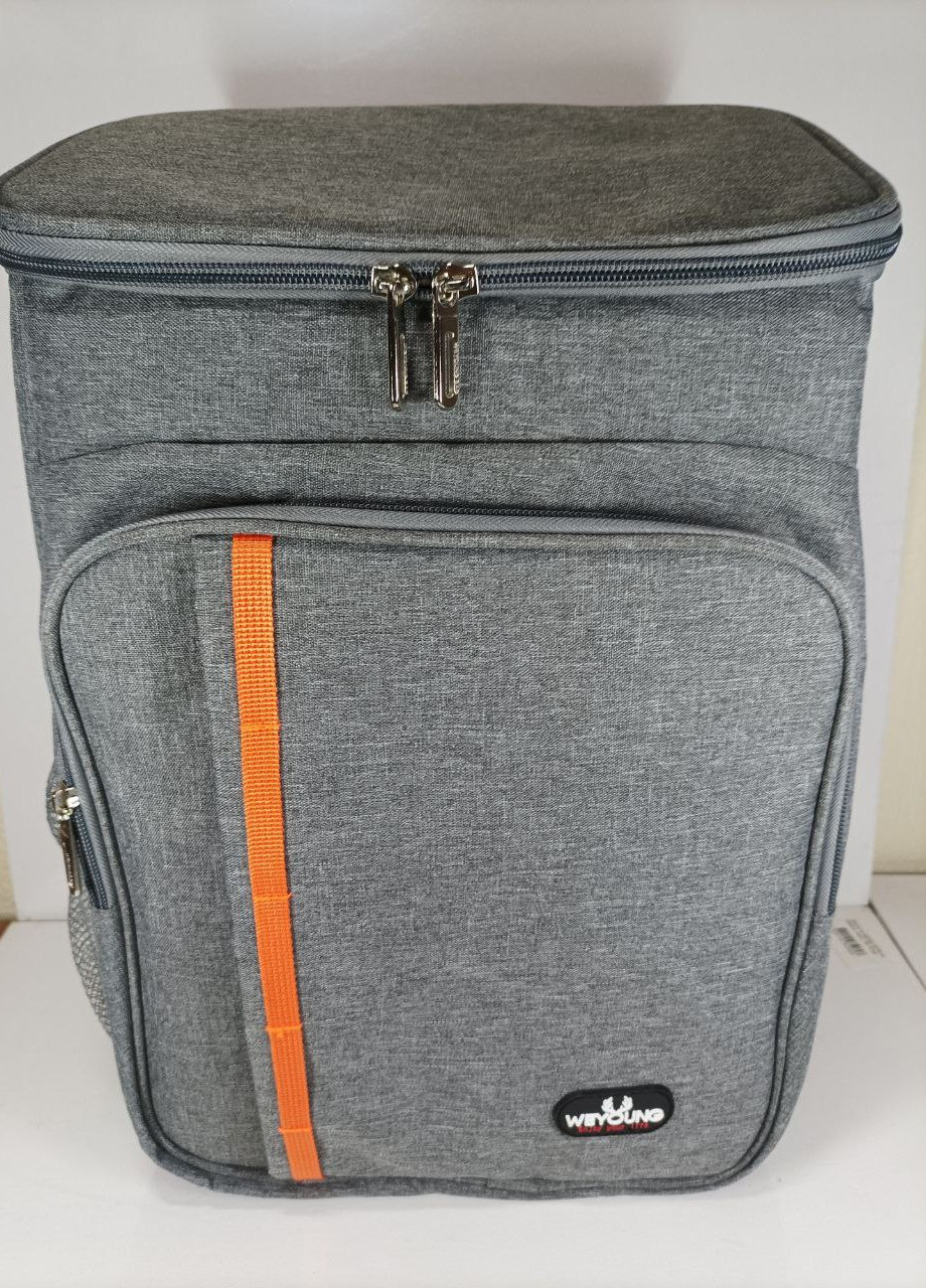 Термо рюкзак сумка-холодильник 18 литров, WEYOUNG, серый No Brand (258472175)