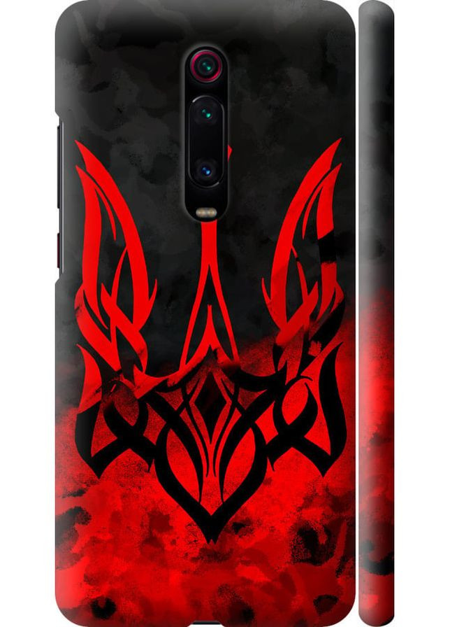 3D пластиковый матовый чехол 'Герб Украины v2' для Endorphone Xiaomi Redmi K20 Pro (260599449)