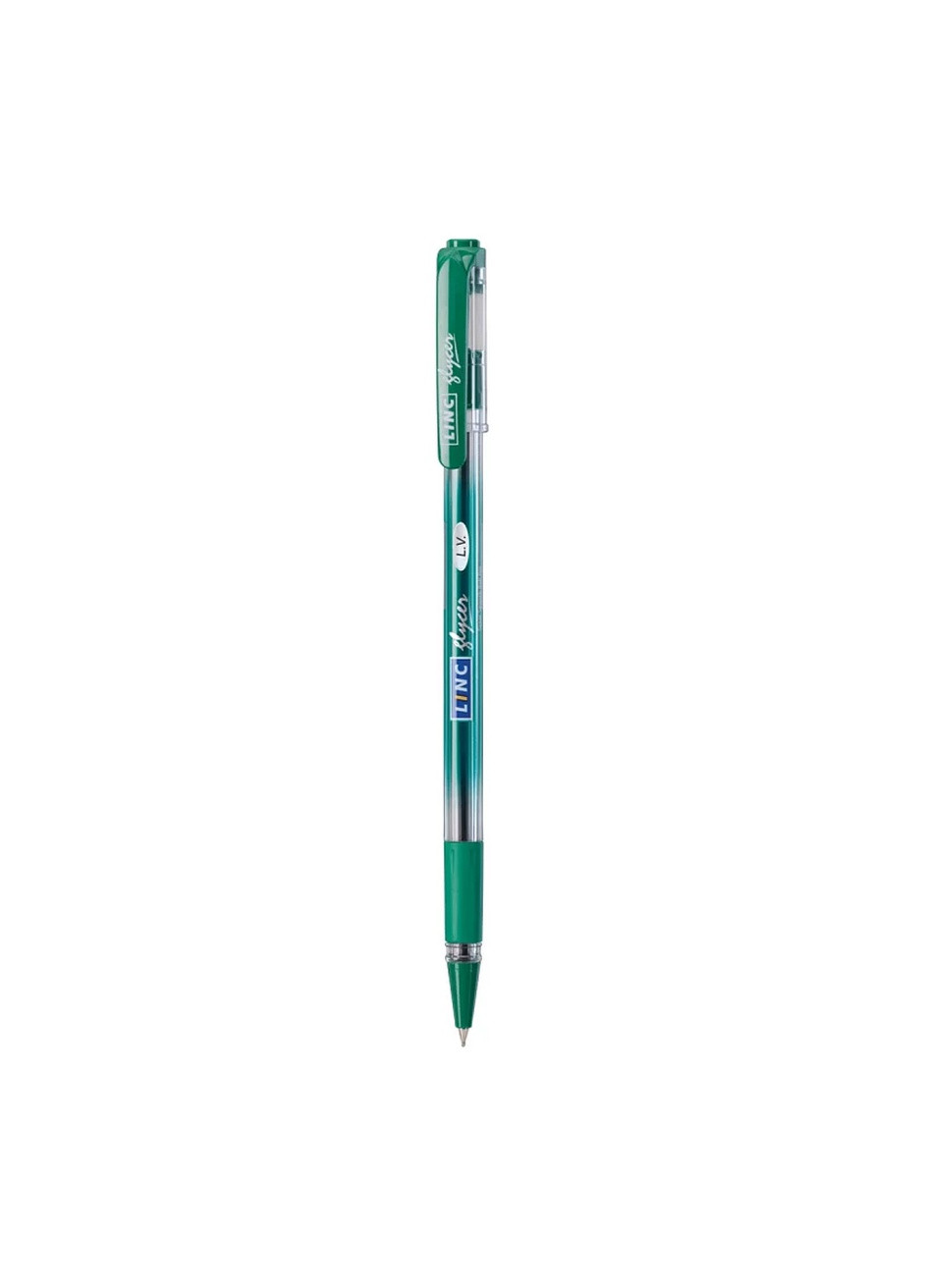 Ручка кулькова масляна "Glycer" 0,7 мм колір зелений ЦБ-00215729 LINC (259443248)