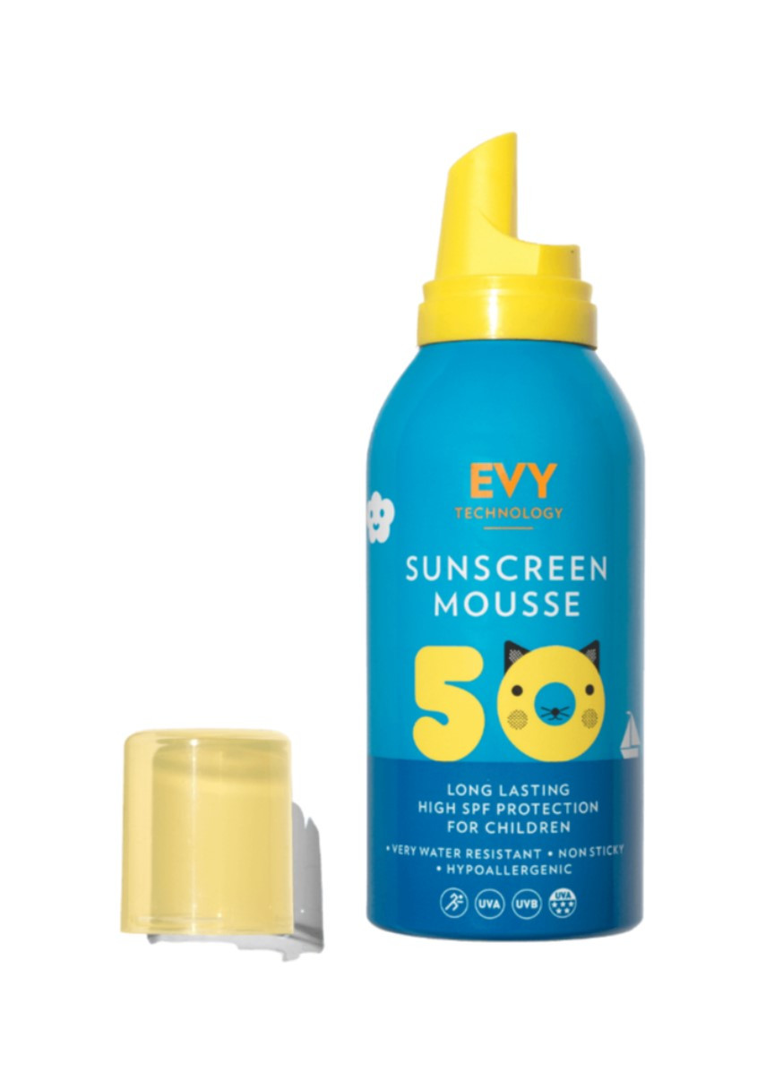 Сонцезахисний мус для дітей та немовлят Sunscreen Kids SPF 50 150мл EVY Technology (268056221)