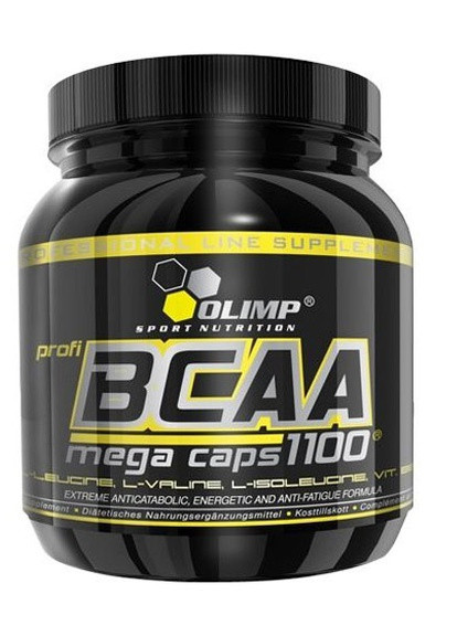 Olimp Nutrition BCAA Mega caps 1100 300 Caps Olimp Sport Nutrition (256724280)