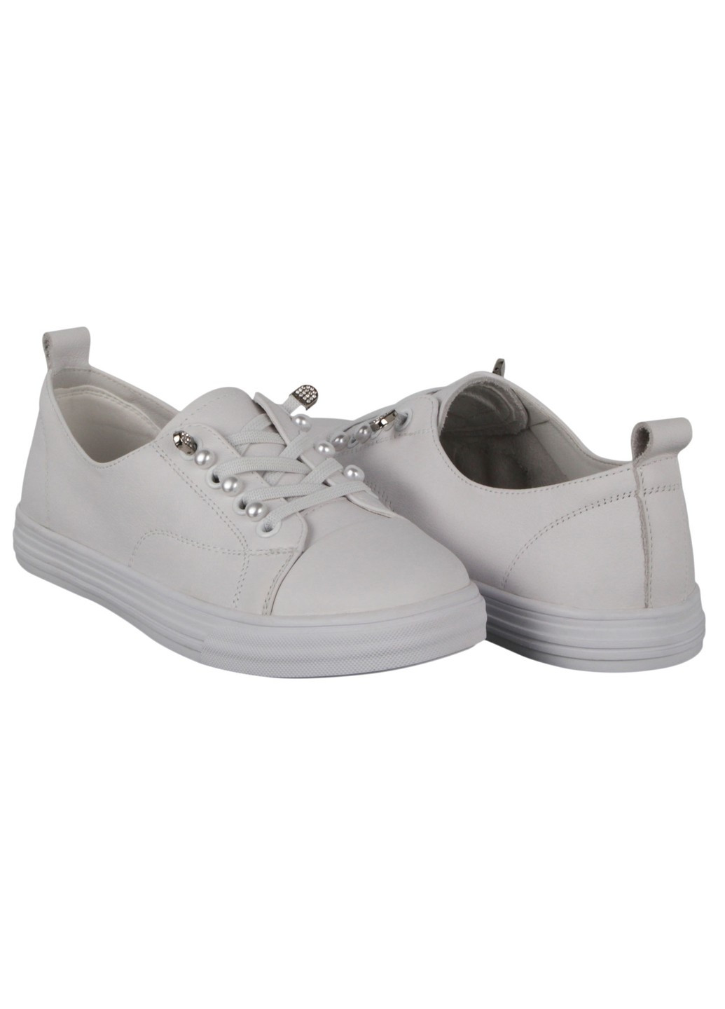 Белые демисезонные женские кроссовки 198002 Buts