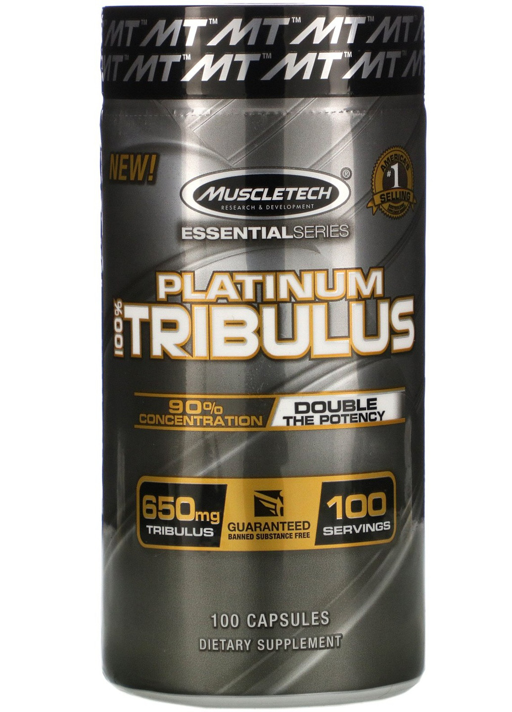 Трибулус Platinum 100% Tribulus 650 mg 100 Capsules Muscletech (256718304)