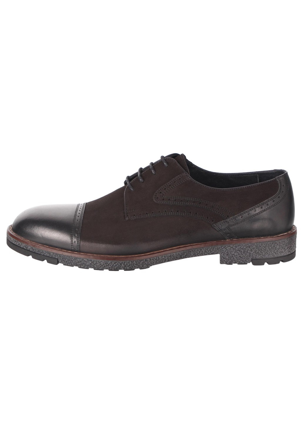 Черные мужские классические туфли 19721 Alvito на шнурках