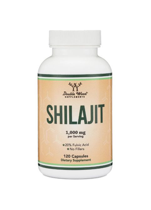 Double Wood Shilajit Resin 1000 mg (2 caps per serving) 120 Caps Double Wood Supplements (266342603)