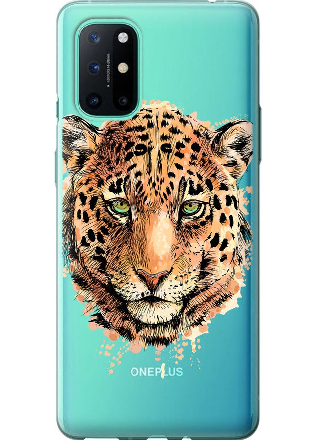 Силіконовий чохол 'Леопард v2' для Endorphone OnePlus 8T (258084229)