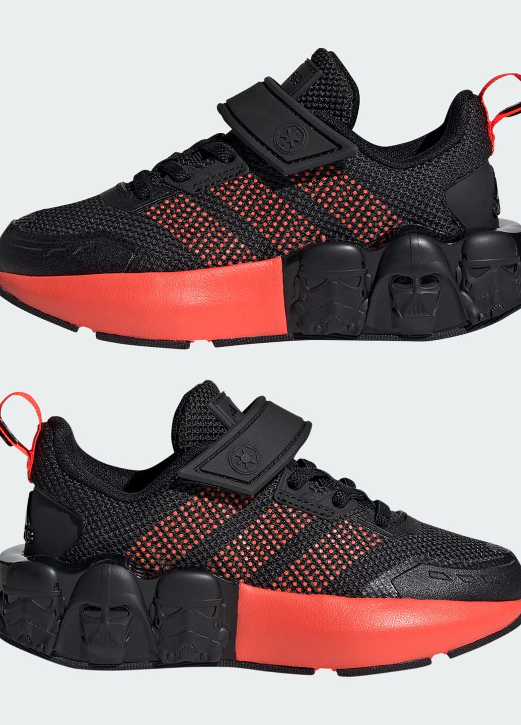 Чорні всесезонні кросівки star wars runner adidas