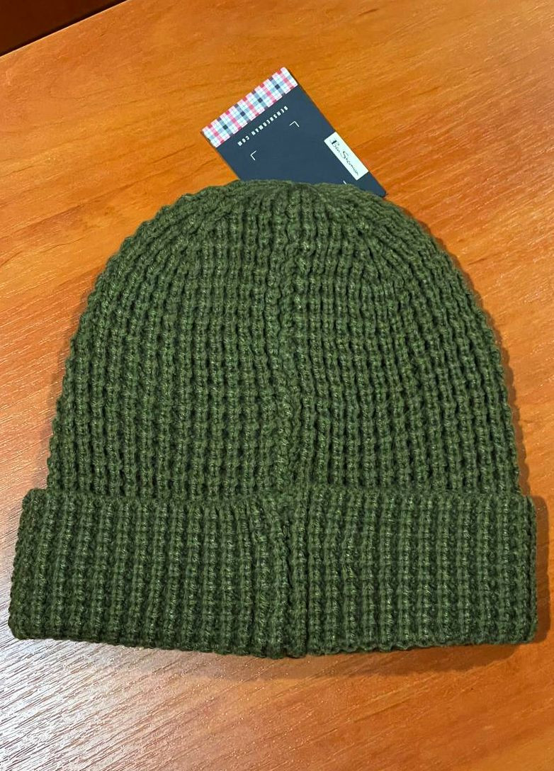 Шапка унісекс Ben Sherman waffle knit beanie hat (273474509)