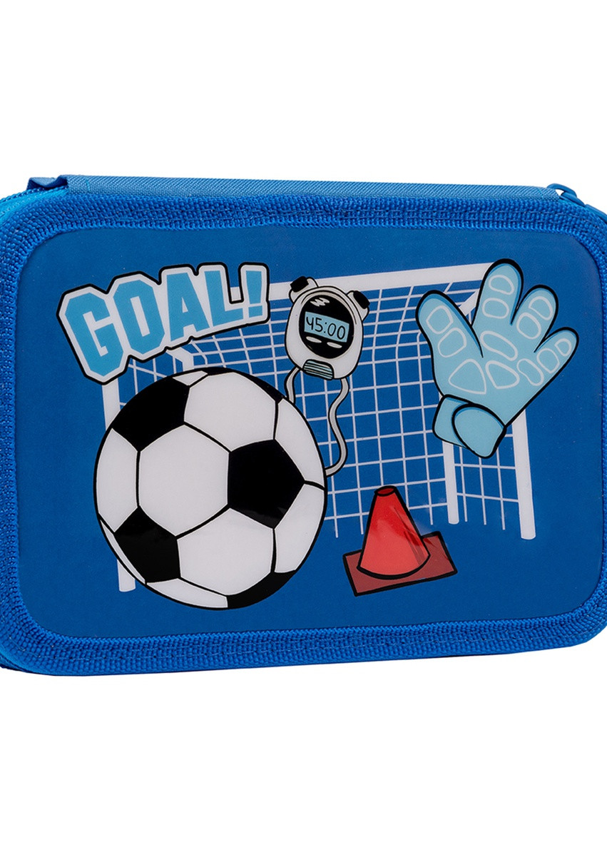 Рюкзак шкільний 1Вересня S-105 Football синій + пенал у подарунок 1 Вересня (257296872)