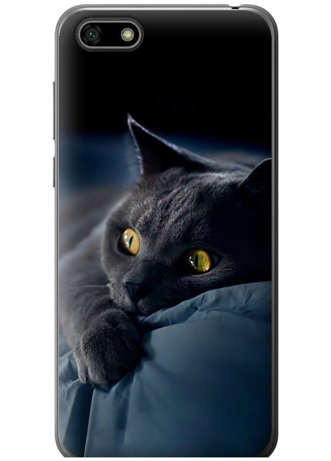 Силиконовый чехол 'Дымчатый кот' для Endorphone huawei y5 2018 (265226042)