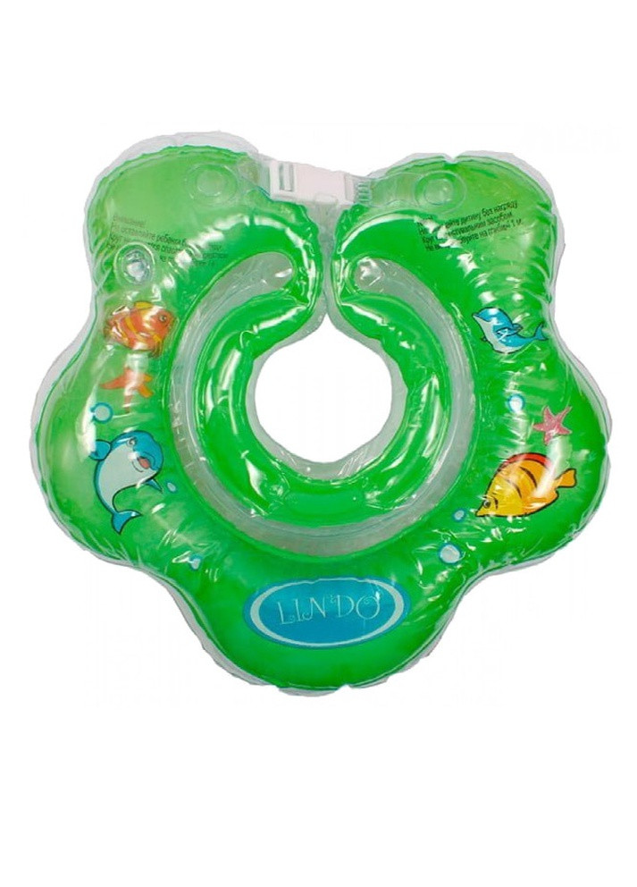 Круг для купання немовлят колір зелений 00-00172765 Lindo (259423324)