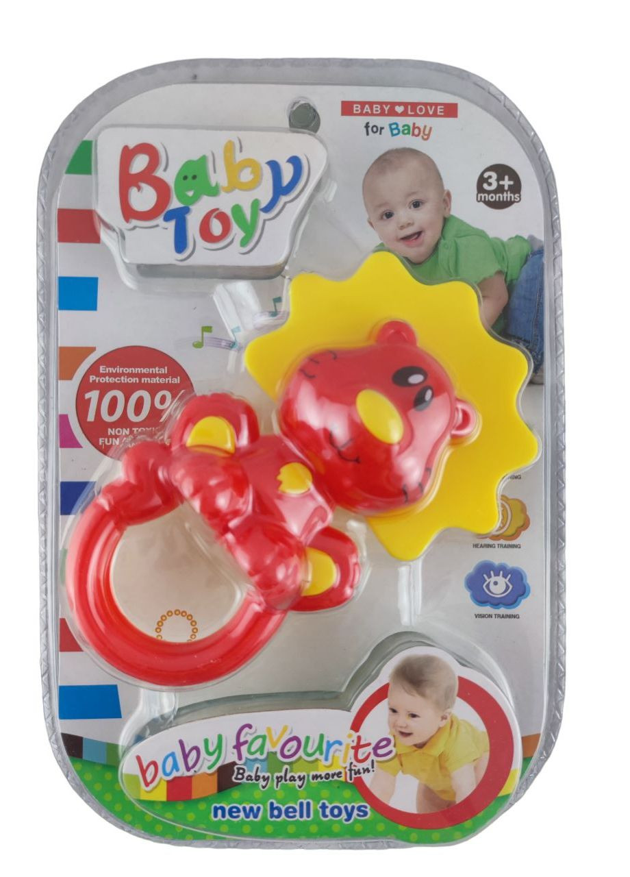 Детская погрумушка Лев Красная (139982) A-Toys (260062503)