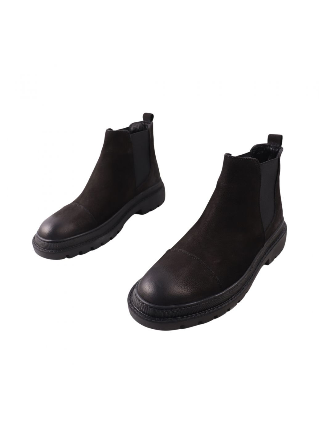 Черевики чоловічі чорні натуральний нубук Ridge 490-24ZHC (266986626)